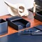 Dacasso Navy Blue Bonded Leather 4" x 6" Memo Holder AG-5009 - alternate 7